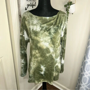 Fashion Nova Don’t get it twisted tie dye olive green top